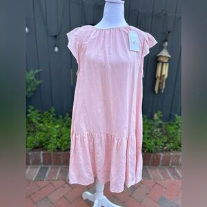 Emily McCarthy Dallas Sleeveless Dress in Strawberry Cream - Size M - NWT‎